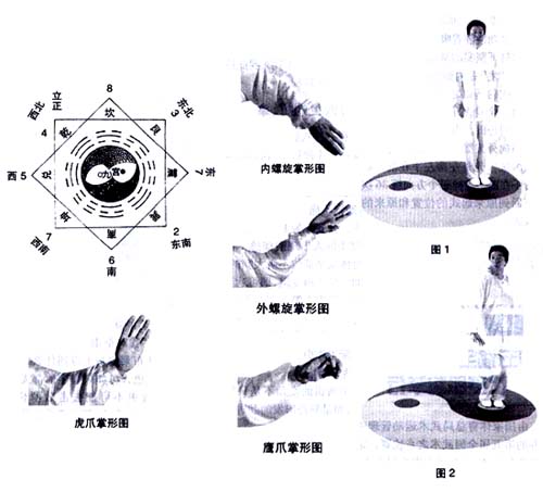  阴阳八卦掌基础套路：八卦阴阳鱼(1)----田克延